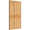 Ekena Millwork Framed Board-n-Batten Shutters, Rough Sawn Western Red Cedar, 26 7/8W x 46H, PR RBF06S26X046RWR - alternate 2